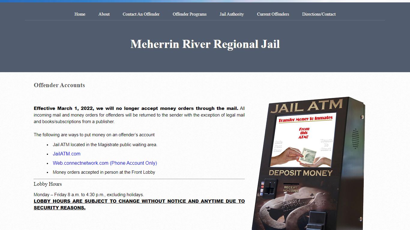 Meherrin River Regional Jail